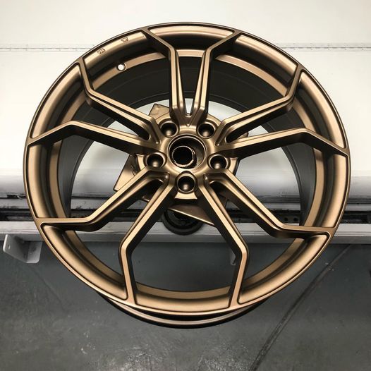 Alloy wheel repair before and after